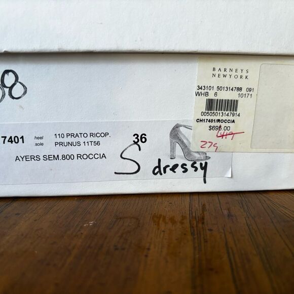 Chloé Ivory Python T-Strap Chunky Heel Shoes, Size 6 – EUC in Original Box - Picture 14 of 14